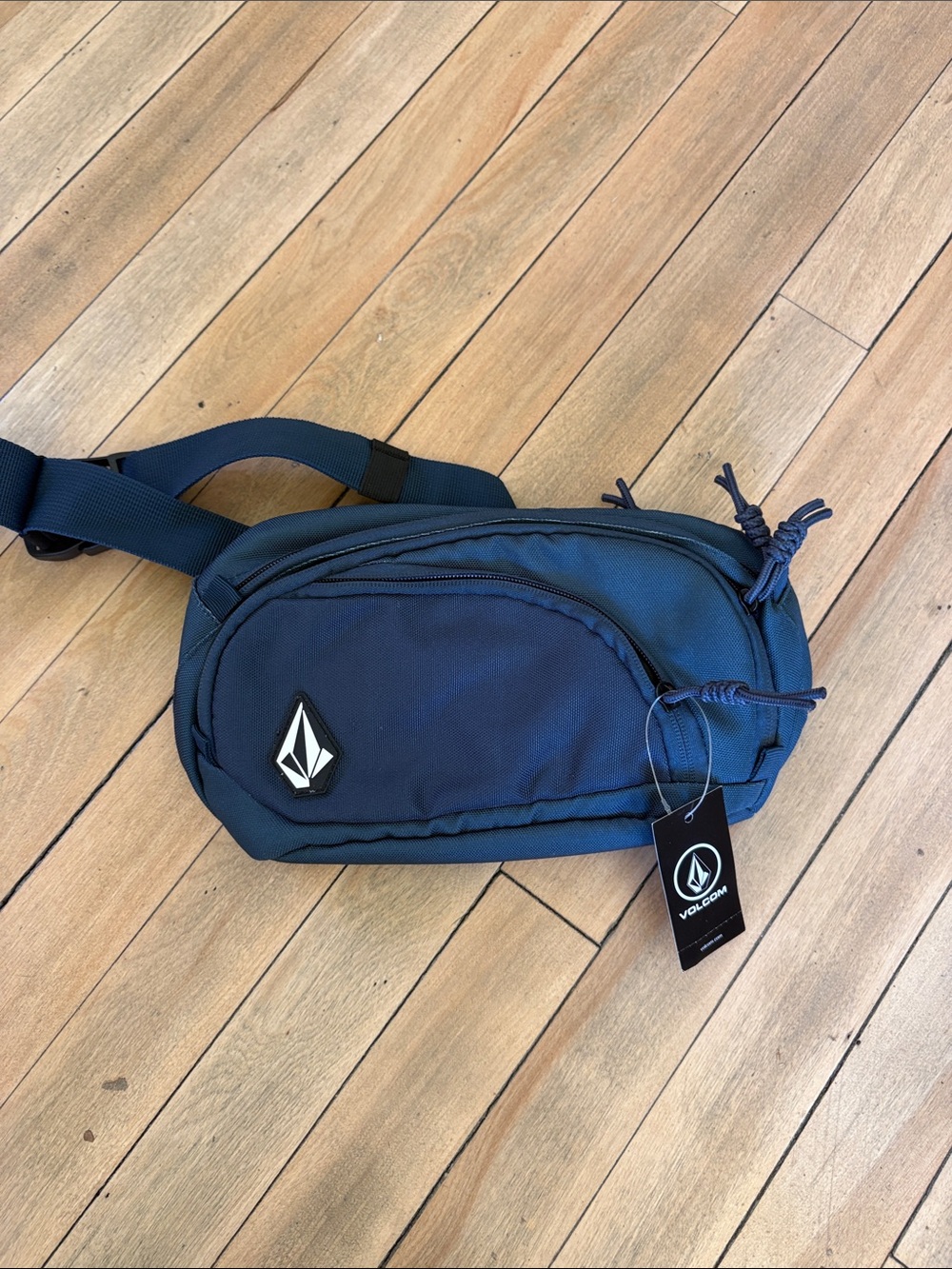 Volcom Navy Blue Sling Belt Bag